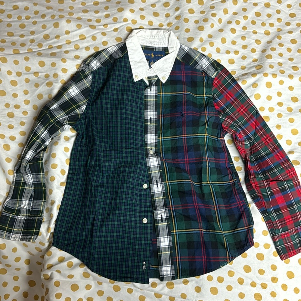 Boys Long Sleeve Button Down Polo by Ralph Lauren Shirt